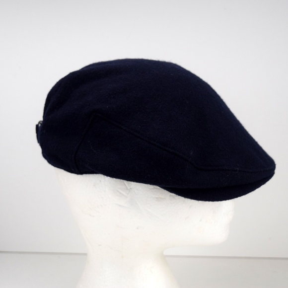 navy driving cap